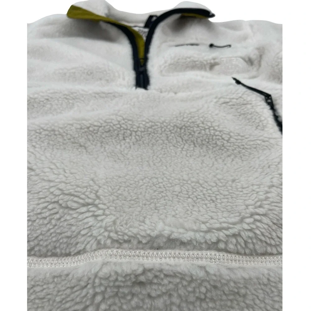 The North Face Fleece Pullover Dunraven Sherpa Small White Excellent